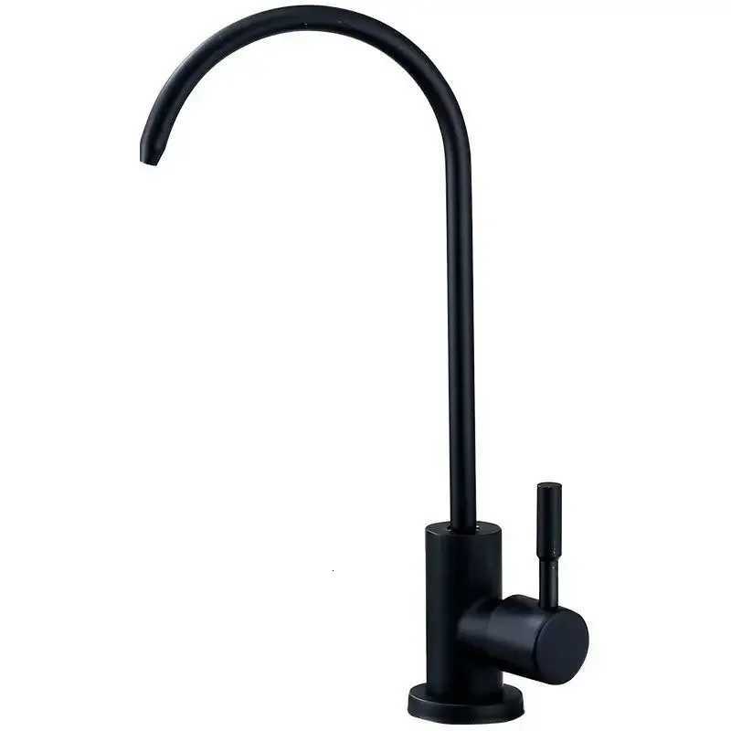 Black Matte Direct Drinking Tap 304 Stainless Steel kitchen Water Filter Tap RO ify System Rrse Osmosis Y251104