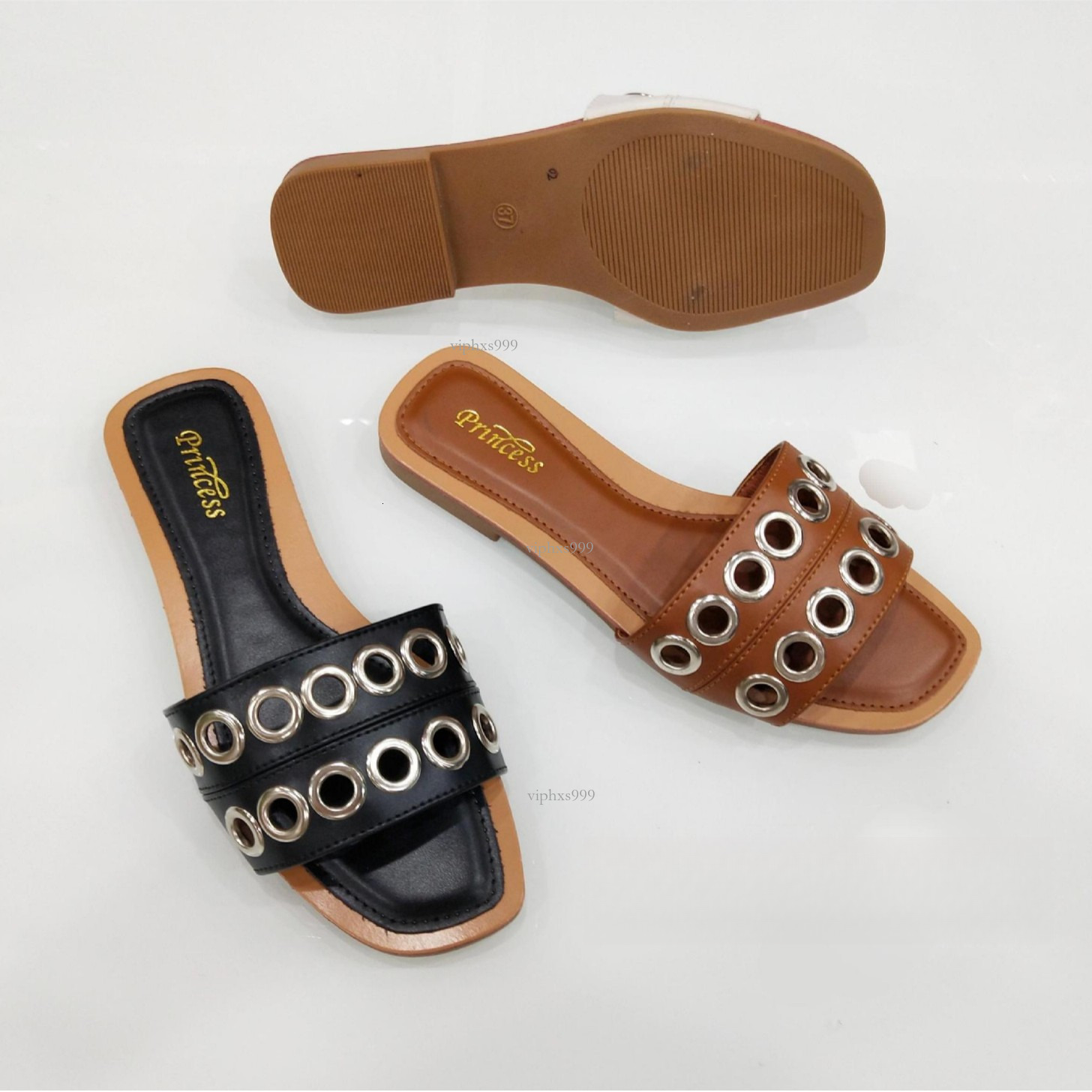 New Designer Sandals With Free Shipping Slippers 2025 Craftsmanship Women's Summer Hollow Flat Bottom Cool Drag One Word Fashionable And Comforta