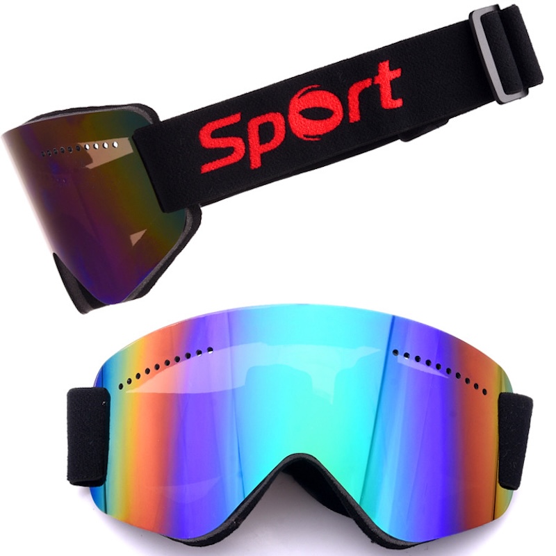 Ski Goggles Men Women Double Layers Anti-fog Big Ski Mask UV400 Glasses Protection Skiing Winter Snow Snowboard Goggles Sunglasses CB