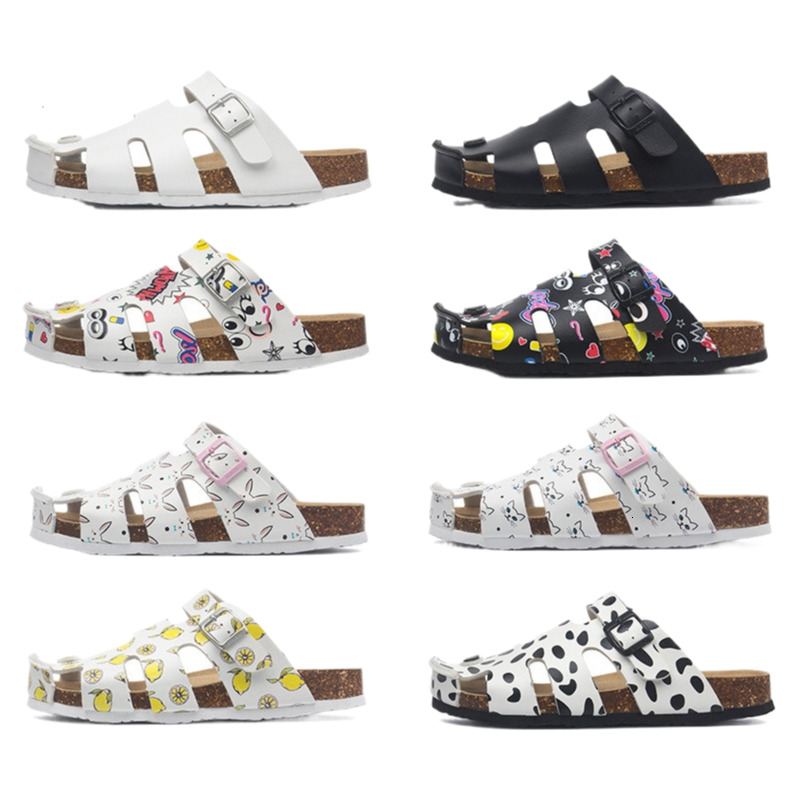 2025S New Designer Sandals With Free Shipping Buckle Cork Slippers Flat Bottom Hole Shoes Beach Outdoor Couples Summer Baotou Casual Shoes