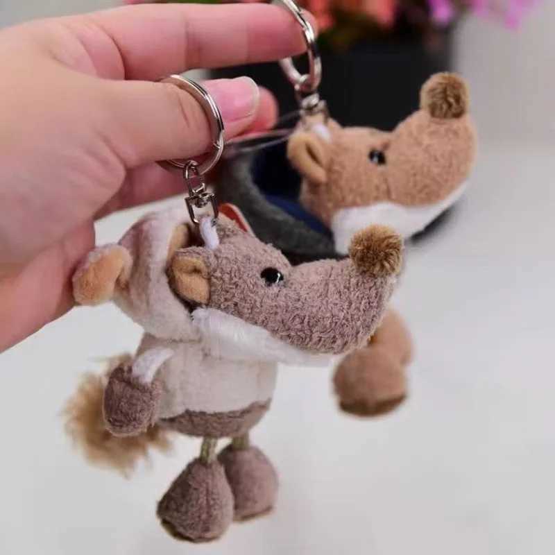 1-5PCS Plush Keychain Toy Cartoon Plush Doll Mini Keychain Pendant for Backpack Holiday Gifts Christmas Decorations C251104