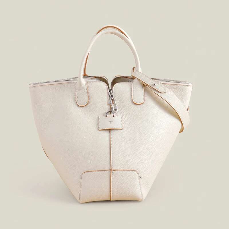 Top-Layer Corundum Basket 2025 New Niche Design High-Quality One-Shoulder Crossbody Genuine Leather Women Hand Tote Bag