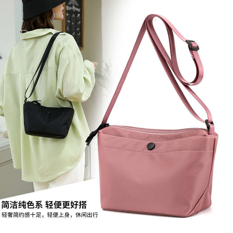 Summer New Super Lightweight Women's Oxford Cloth Mobile Phone Fashion Casual One Cross Shoulder Carrying Dumpling Bag