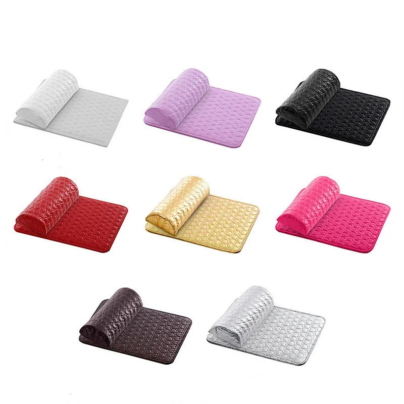 2Pcs Semicircle Hand Rests Cushion Pillow Pad Set Nail Art Manicure Beauty Tool Manicure Art Mat Salon Equipment Supplies 250328