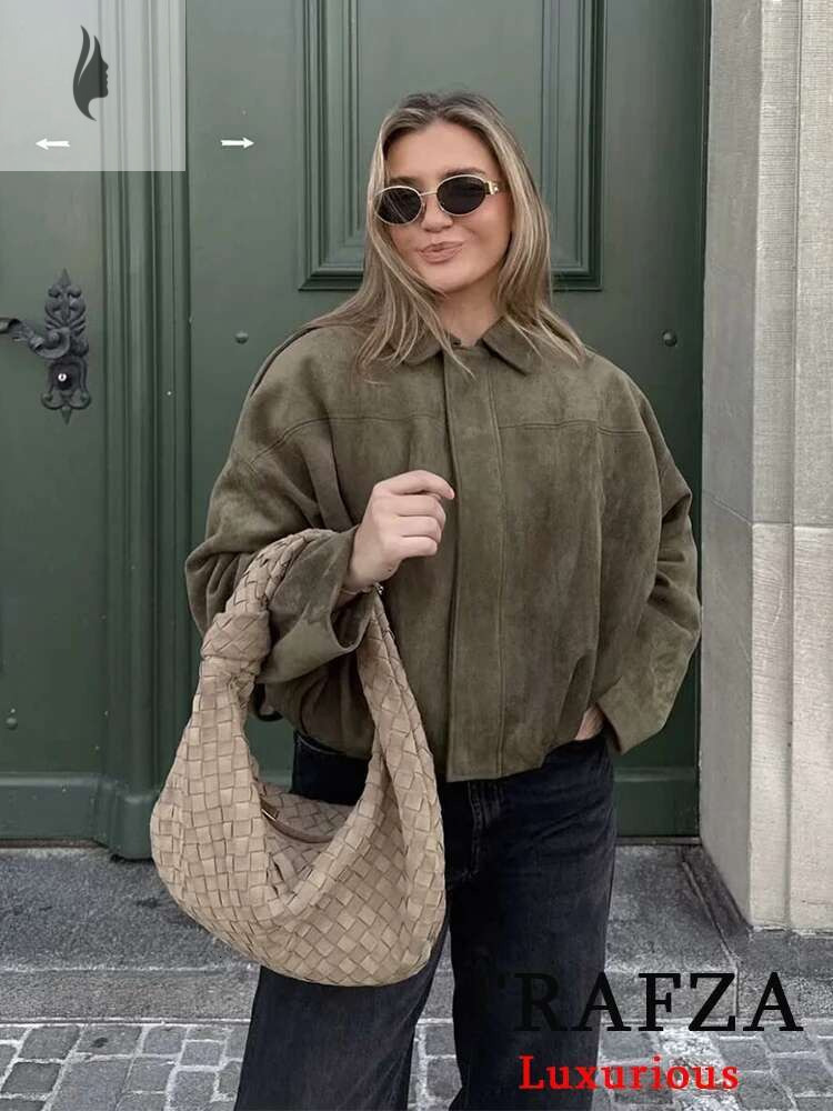 hoodie hoodie hoodie Casual Soft Bomber Jackets Women Long Lantern Sleeve Oversized Spring Summer Coats Fashion Streetwear Zipper Outwear jacket