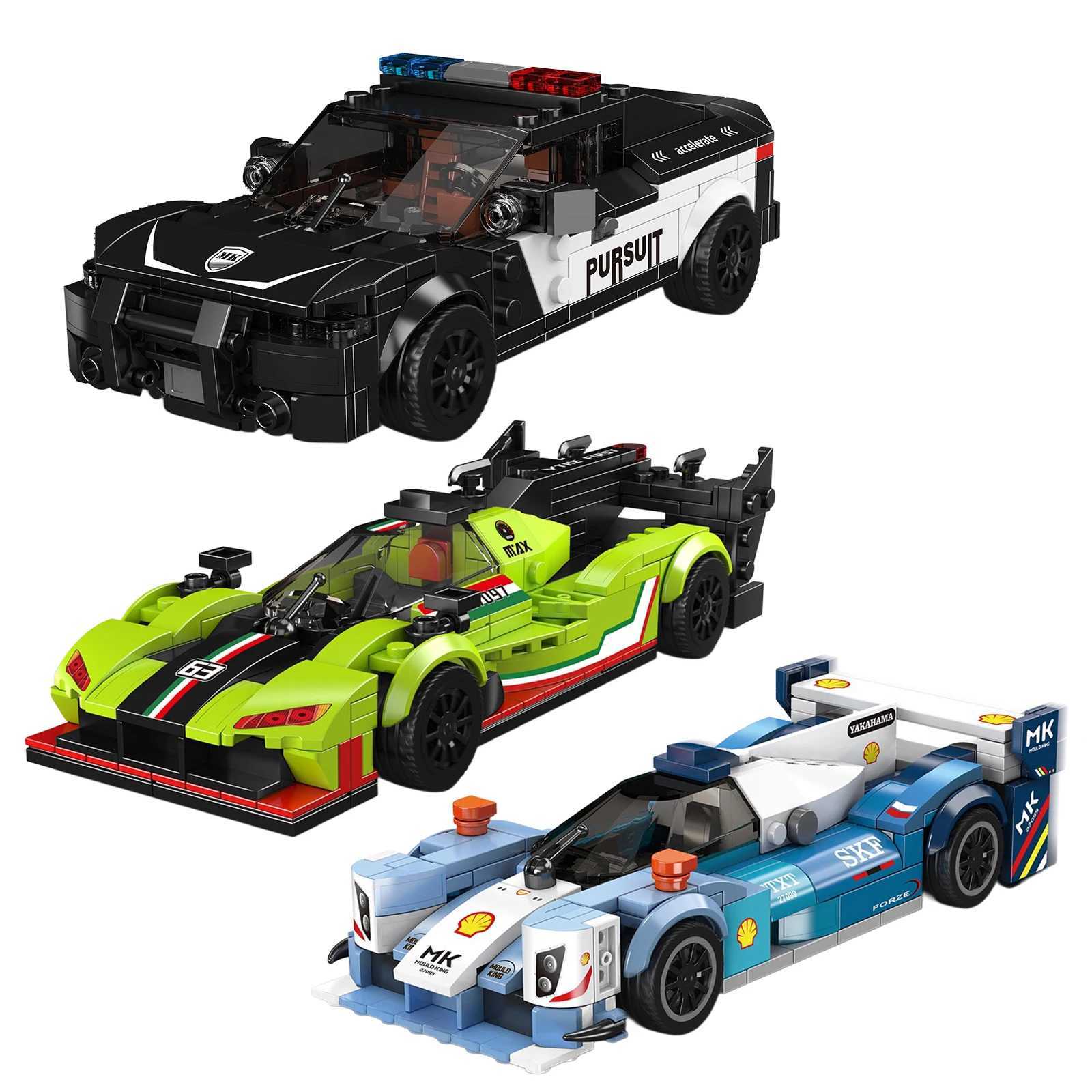 MOULD KING 27097 27098 27099 Sports Racing Car SC63 FR499P Model Building Block with Display Box Brick Assembly Xmas Gift C251104