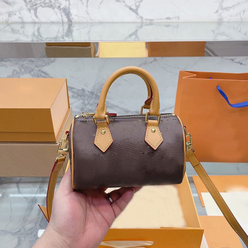 16/20cm Luxury Totes Totes Boston Bags Women Floral Fashion Womens Shoulder Bag Mini Handbag Dinner Bag