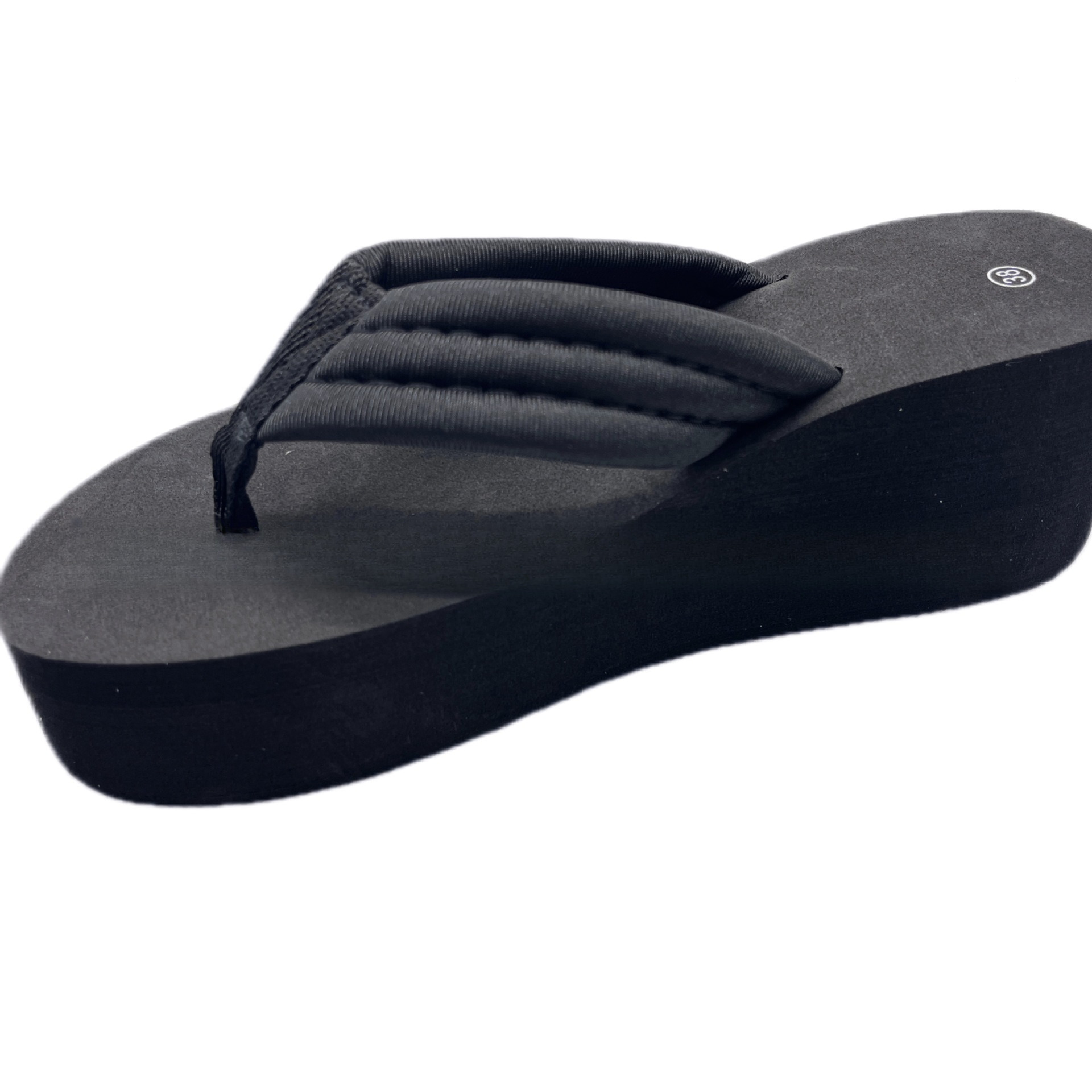 Designer Women's Sandals Flip Flops Summer Fashion High Heels Commuting Korean Version Height Increasing Slippers Thick Sole Sloping Heel Women S
