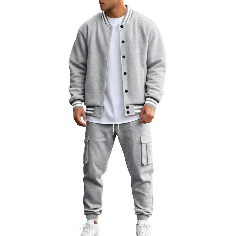 autumn and winter men pullover hoodie Tracksuits jogging pants two piece Set hip hop sportswear suit fashion trendy designer sweatsuit