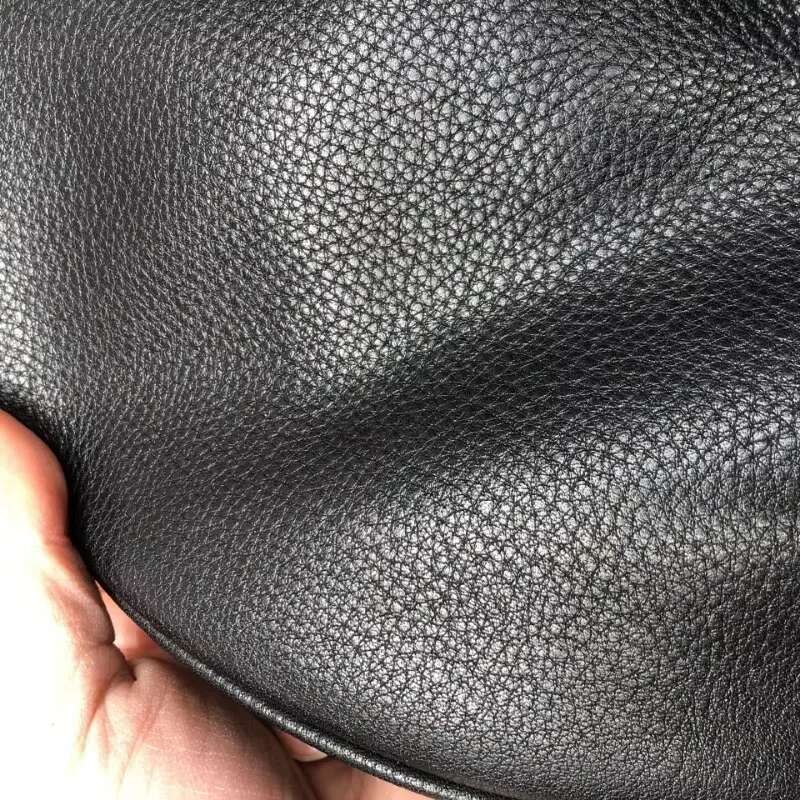 Women's Genuine Leather Crossbody High Quality Black Soft Cowhide Men's Shoulder Large Capacity Casual Tassel Saddle Bag