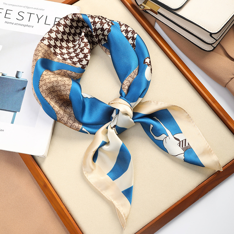 Classic 42style 70x70cm Designer Letters Print ral Silk Scarf Headband for Women Fashion Long Handle Bag Scarves P Shoulder Tote Lage Ribbon Head Wrap