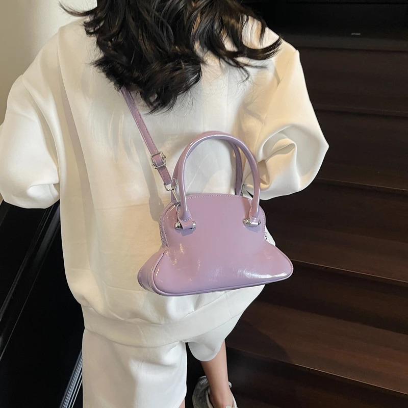 LEFTSIDE Womens PU Leather Shoulder Bag Trend Fashion Y2K Simple Trend Short Handle Horizontal Bag Womens Y2K Handbag 250402