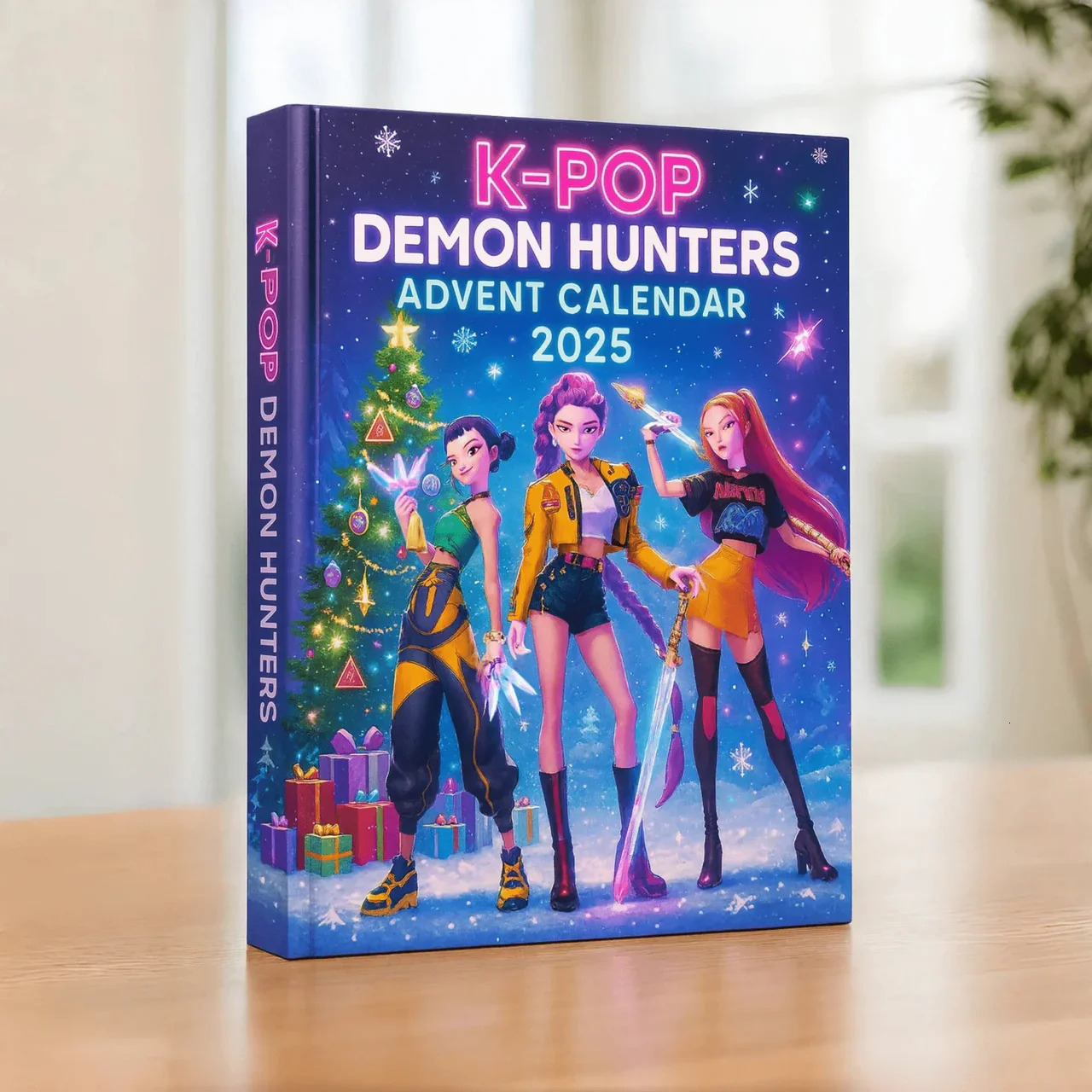 Kpop Demon Hunters Advent Calendar 24 Days Countdown with 24pcs 3D Keychain HUNTRX Rumi Zoey Mira Collectible Gift Set 251103