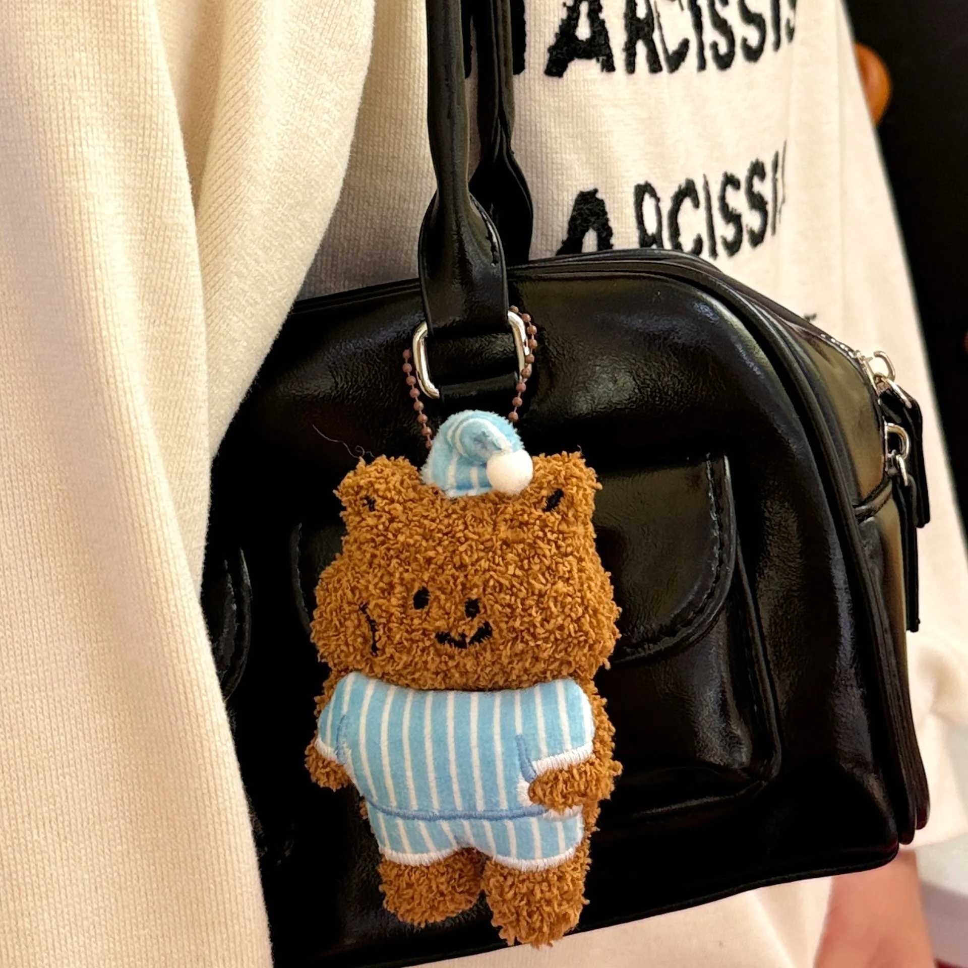 1/4 Pcs Cute Cartoon Bear Doll Pendant Plush Keychain Bag Pendant C251104