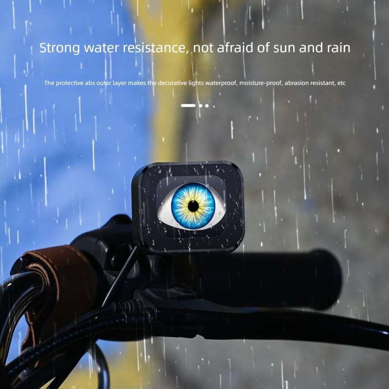 Famous Brand Electric Motorcycle Rearview Mirror Modification Demon LED Eagle Eye Blinker Light