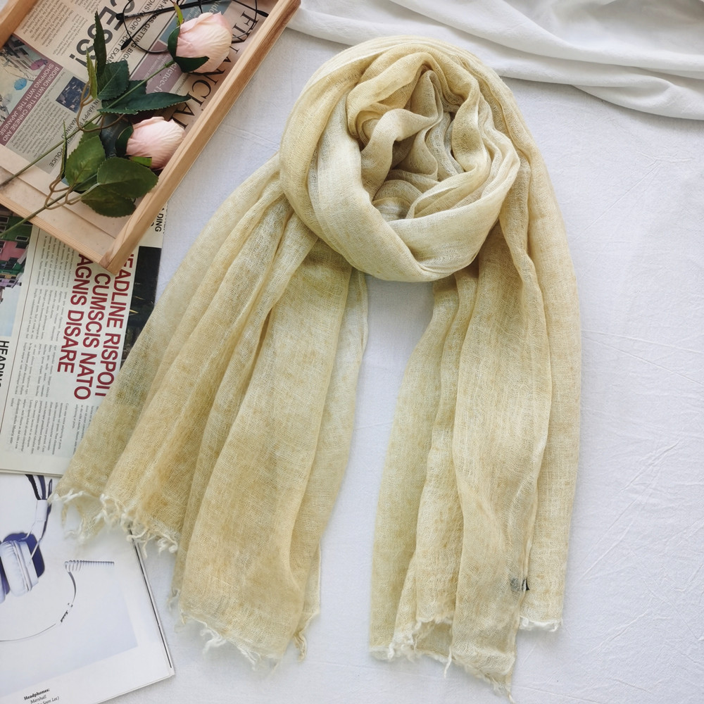 K304 Spray-dyed thin wool scarf for women solid color scarf winter Korean style pockmarked flowered ladies shawl