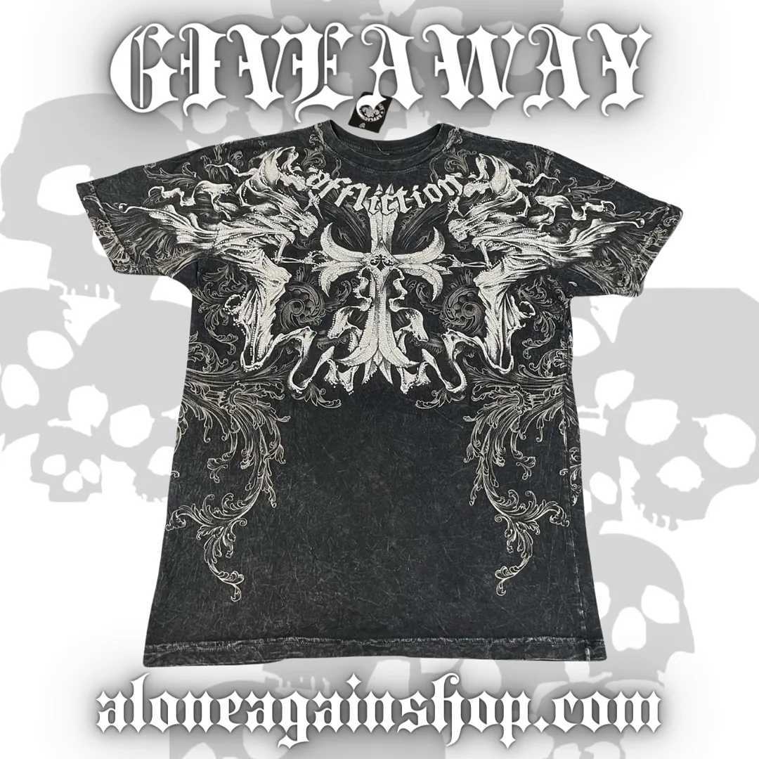 90s Red Affection Mens Retro Cotton Round Neck Washed Shirt Hip Hop Couple Summer Special Wearing Gothic T-shirt W250403