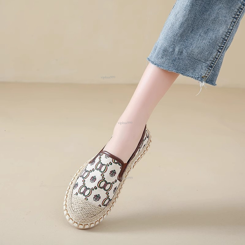 New Designer Sandals With Free Shipping Fisherman's Women's 2025 Summer New Linen Breathable Step On Small Fragrant Style With Skirt Lazy Mo