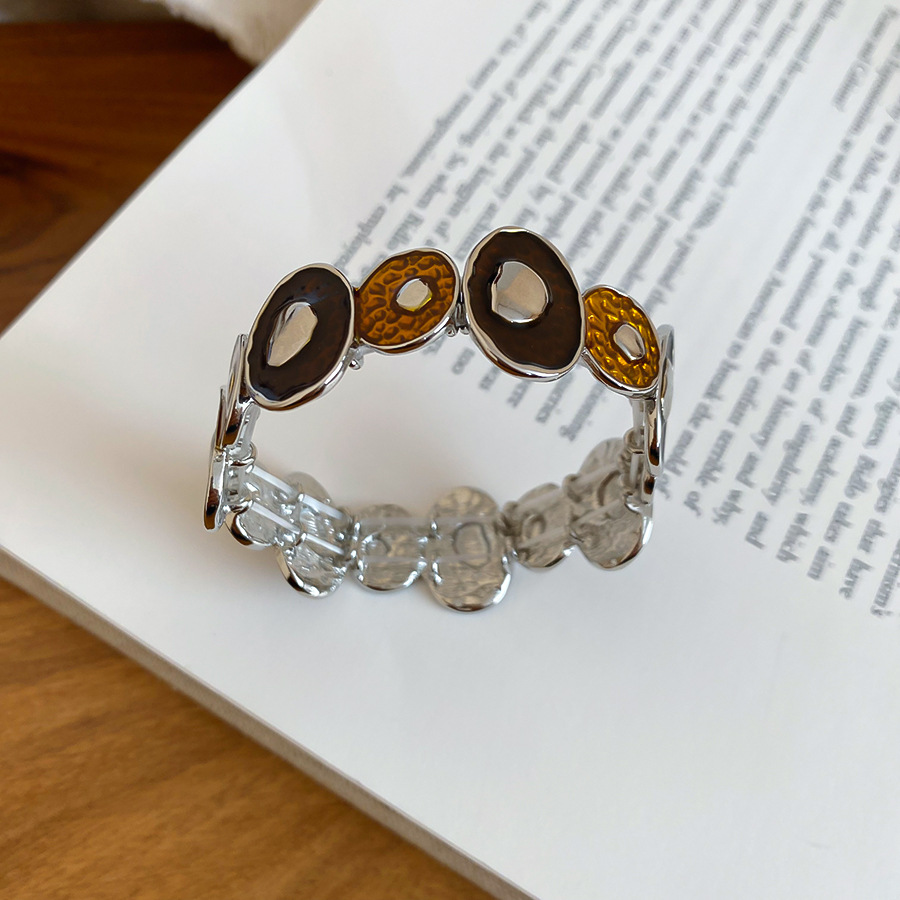Oil Drop Irregular Patchwork Elastic Simple Fashionable Elegant Versatile Bracelet Light Luxury High-end Feel Wholesale - view 8