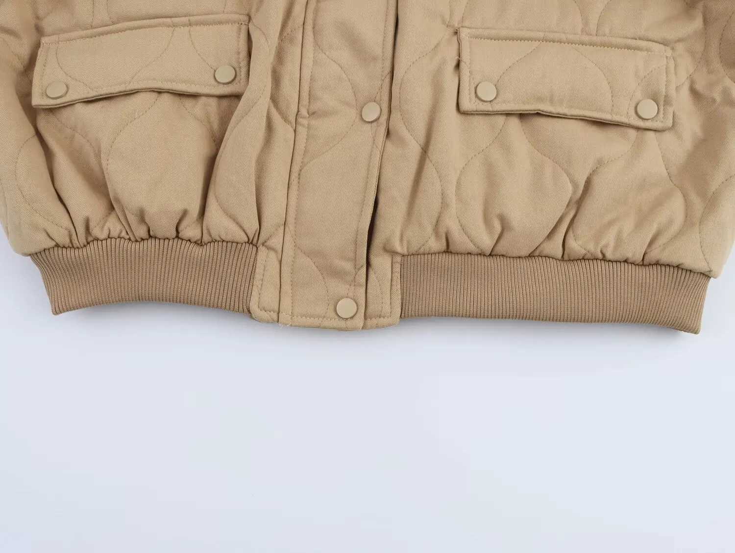 autumn and winter new womens lazy style fashionable loose washed cotton pilot cotton jacket J251104