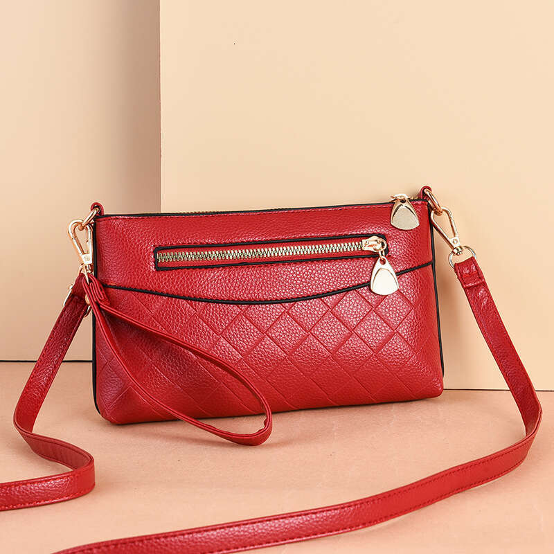 Middle aged 2022 new fashionable women's handbag Korean version simple change mom single shoulder crossbody bag