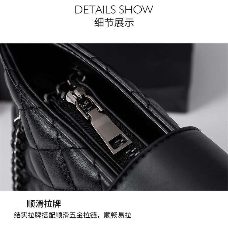 designer bag Luxury bag New trendy large capacity Chanel diamond grid chain bag, genuine leather women's bag, fashionable single shoulder crossbo