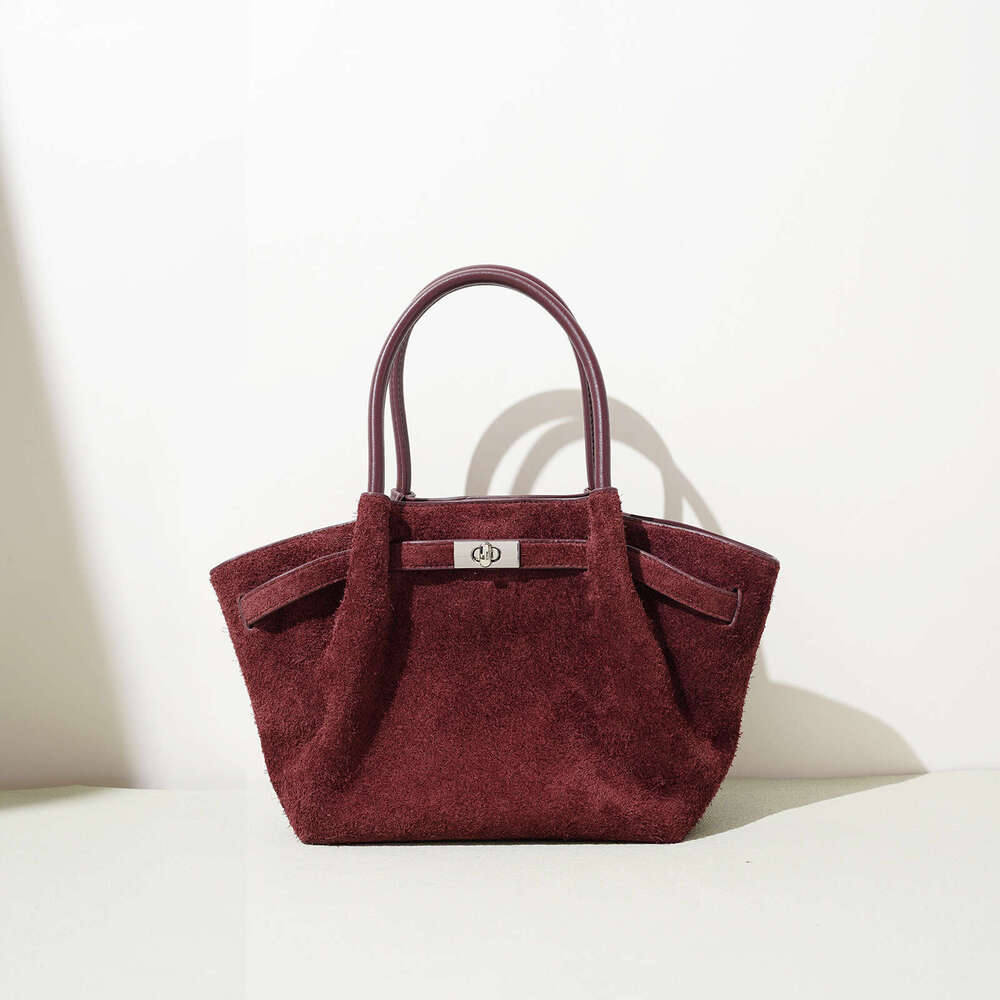 Luxury Bag Designer's New High-end Fashion Tote Commuter Versatile Leather Cross-body Women's Niche One Shoulder shatan