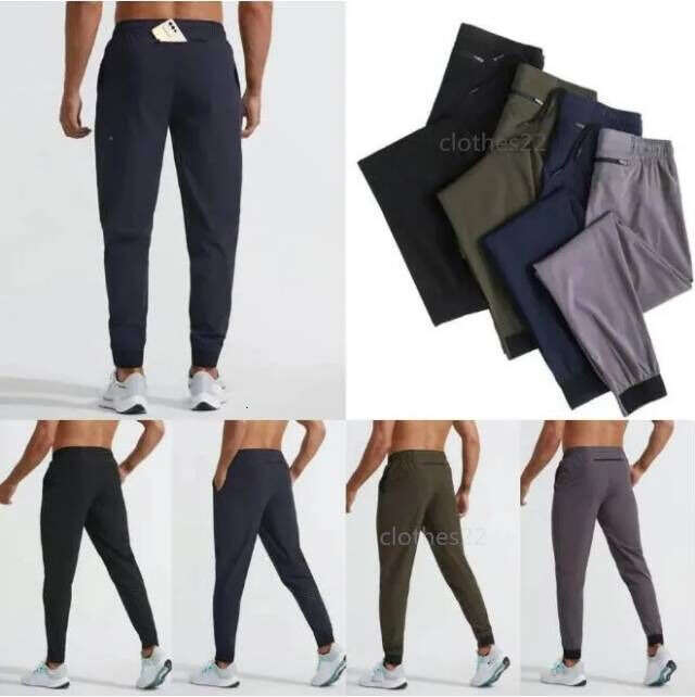 yoga luluity lemoner men pant Men legging Pant hort luluity lemoner jacket men top Sport Quick Gym Pocket Sweatpant Men Caual Elatic Wait