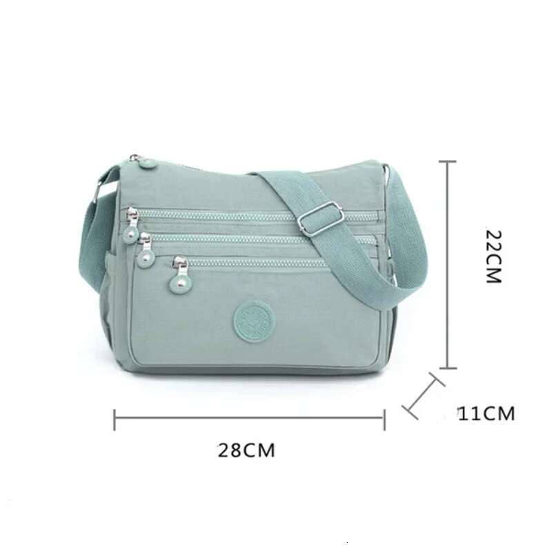 Women's Messenger Large Capacity Shoulder Polyester Fashion Cosmetic Simple and Versatile Handbag Crossbody Bag Purses