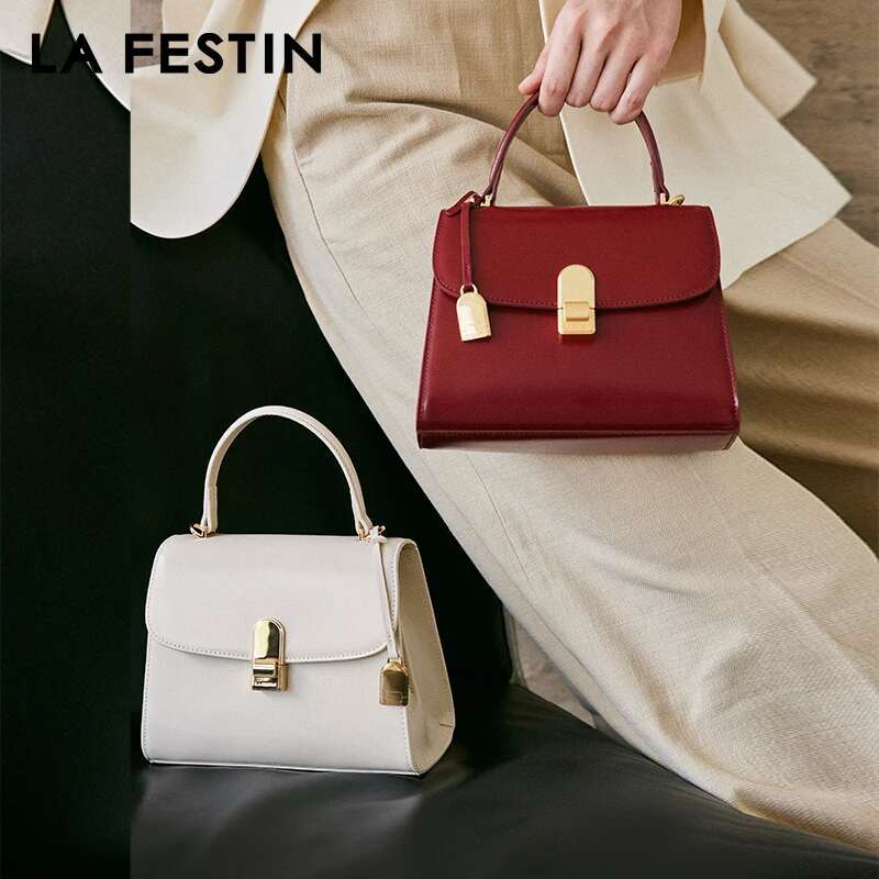 LA FESTIN Original Handbag Women's Bag Summer 2024 New Designer Leather Female Bags Crossbody Shoulder Bag