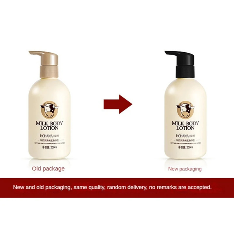 Milk Silky Body Lotion Nourishing Smoothing Hand Foot Skin Care Body Cream for Dry Skin 250ML 251030