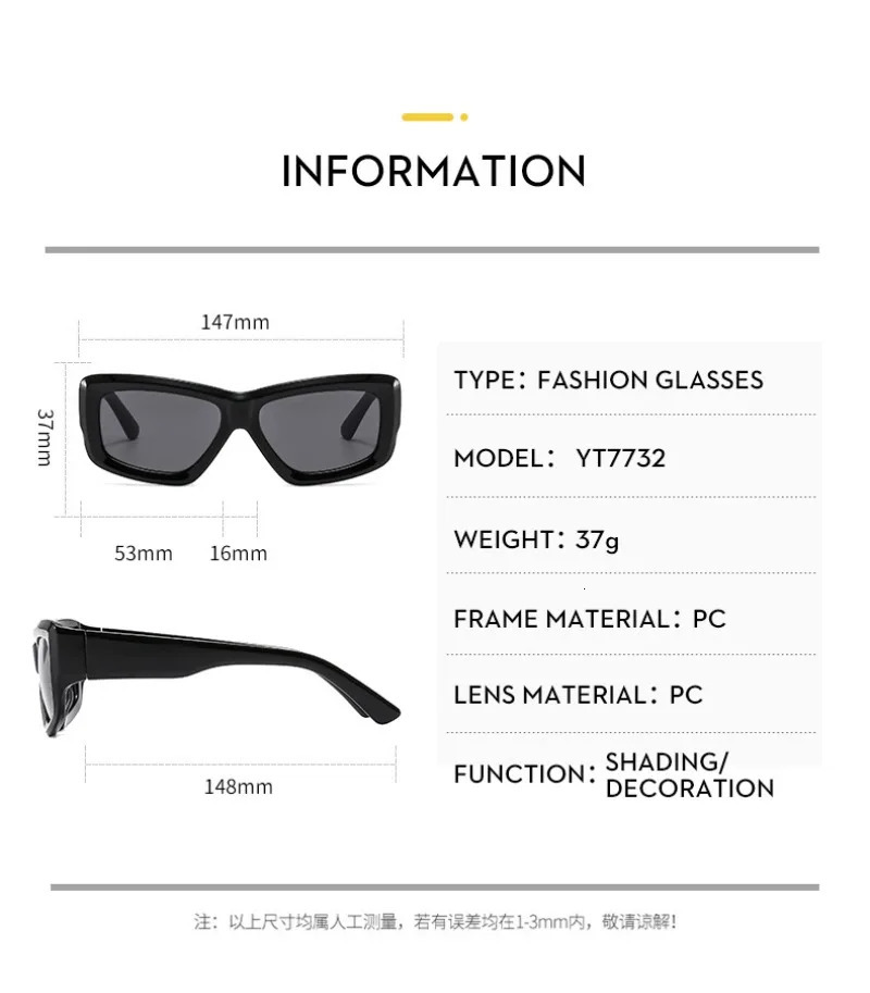 Rimless Y2K Sunglasses for WomenMen Wrap Around Sun Glasses Trendy Cool Shades UV400 Protection Shades for Outdoor Beach 251104