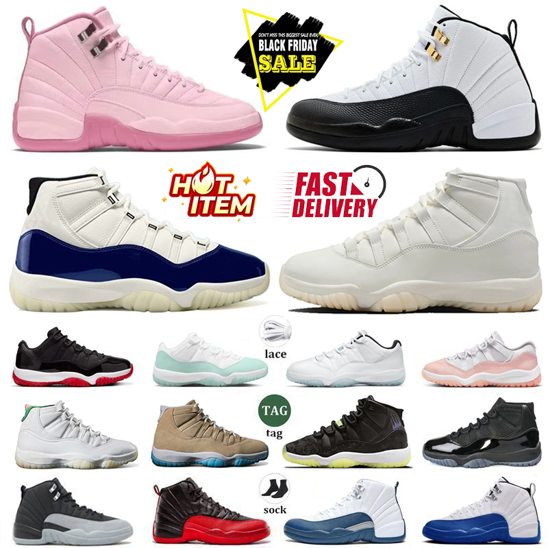 Designer 11s 12s 12 Basketball Shoes Gamma Blue Rare Inner Beast Taxi Pearl Pink French Grand FinaleBred Blueberry Melo Cherry Men Women Sports trainers Sneakers