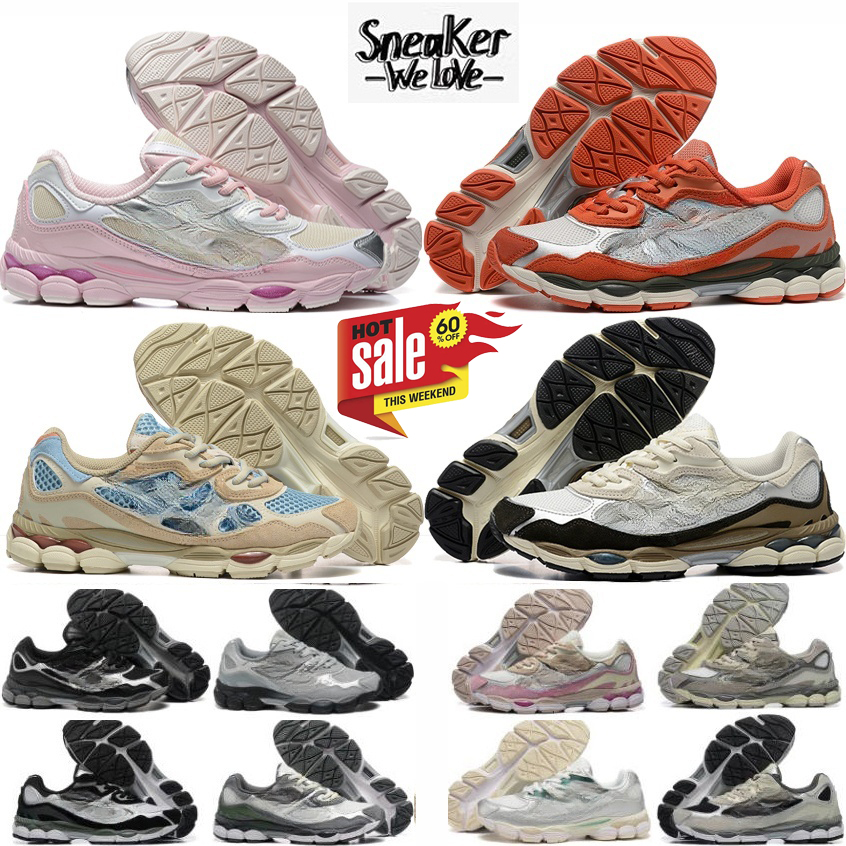 2025 Women Mens Trainers Running Shoes Ge NC Marathon Designer Shoes Arctic Sky Pink Dlow Silver Cream Black White Red Green Grey Men Outdoor Sports Sneakers 36-45