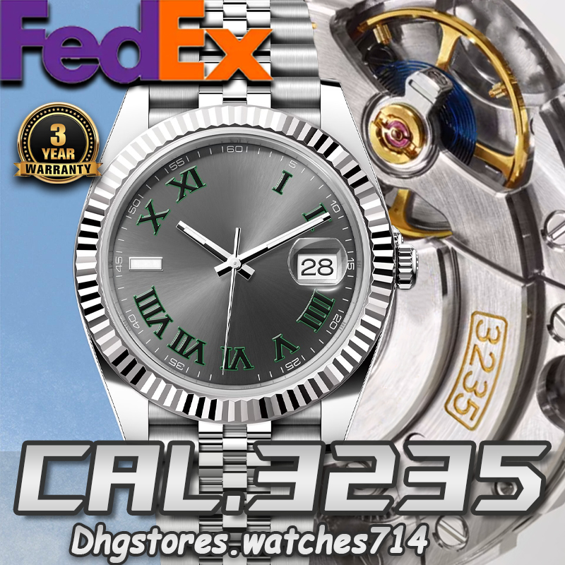 Clean Watch Mens Watch Designer Watches Men Super Quality Top Clean Factory 41MM 3235 Movement Mechanical Watch 904L Stainless Waterproof 100M Sapphire With Fedex