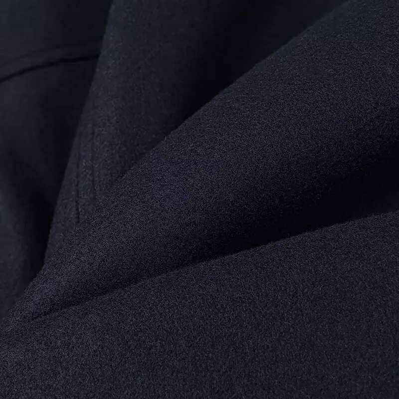 2024 autumn new womens clothing style fashionable and versatile long sleeved double breasted short woolen jacket J251103