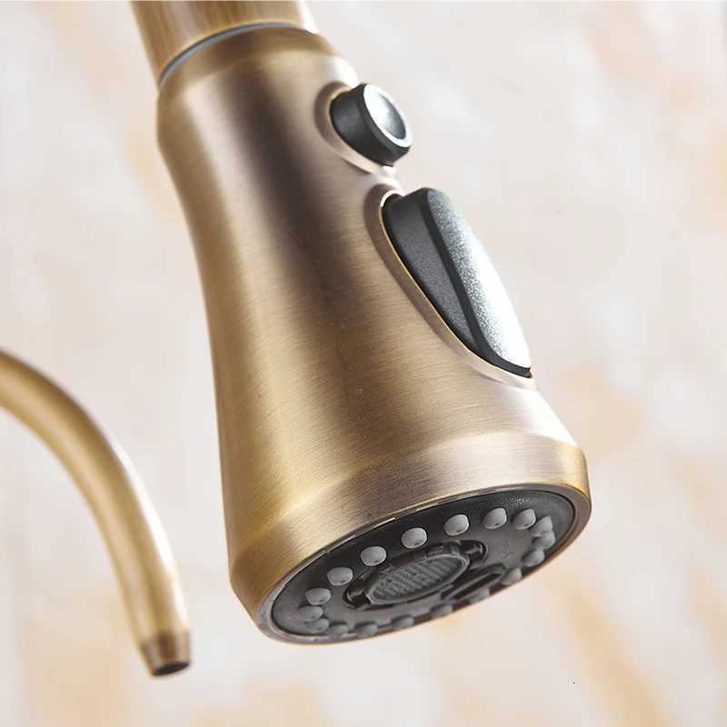 Antique Bronze Faucet Kitchen Pl Out Water ifier Sink Faucet 360 Rotate Hot Cold Drinking Water Filter Mixer Crane Vintage Y251104