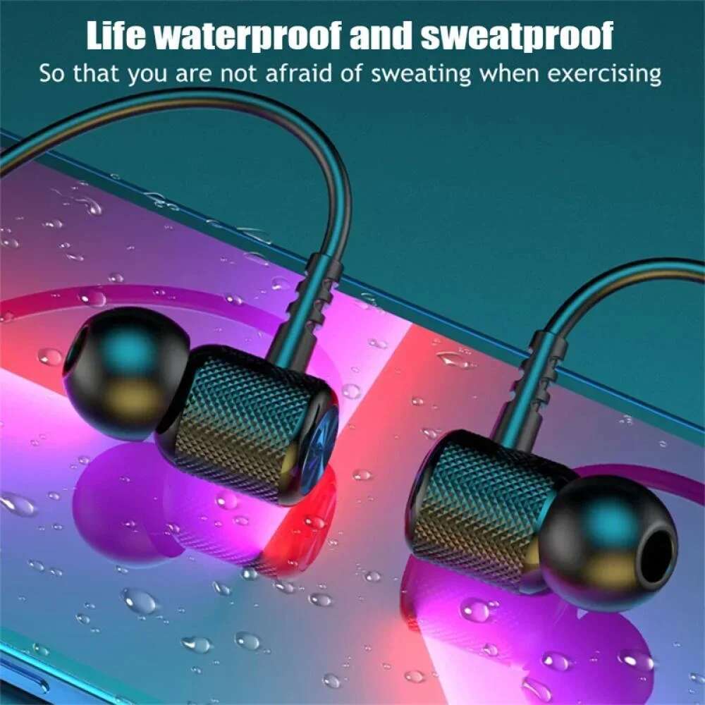 K58 Wireless Headphones Neckband Magnetic Earphones Sport Running Earbuds Waterproof Bluetooth 5.0 Headset With Mic