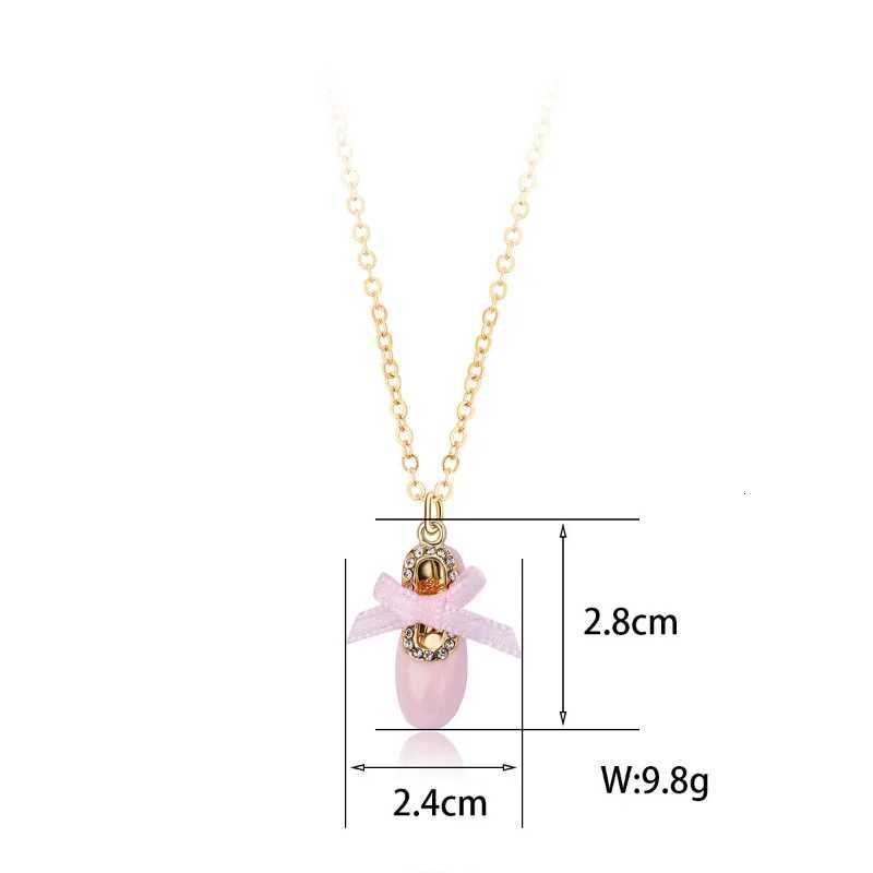 Luoluobaby 1 Pcs Cute Ballet Shoes Pendant Necklace for Kids Girls Friendship BFF Necklaces Best Friend Jewelry GiftsXJ251104