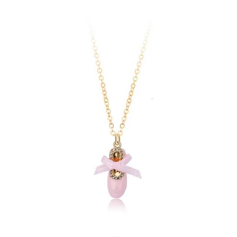 Luoluobaby 1 Pcs Cute Ballet Shoes Pendant Necklace for Kids Girls Friendship BFF Necklaces Best Friend Jewelry GiftsXJ251104