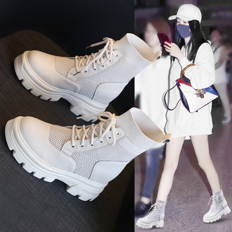 2025 Summer New Hollow Breathable Designer Fashion Martin Boots Cool Small Short Boots