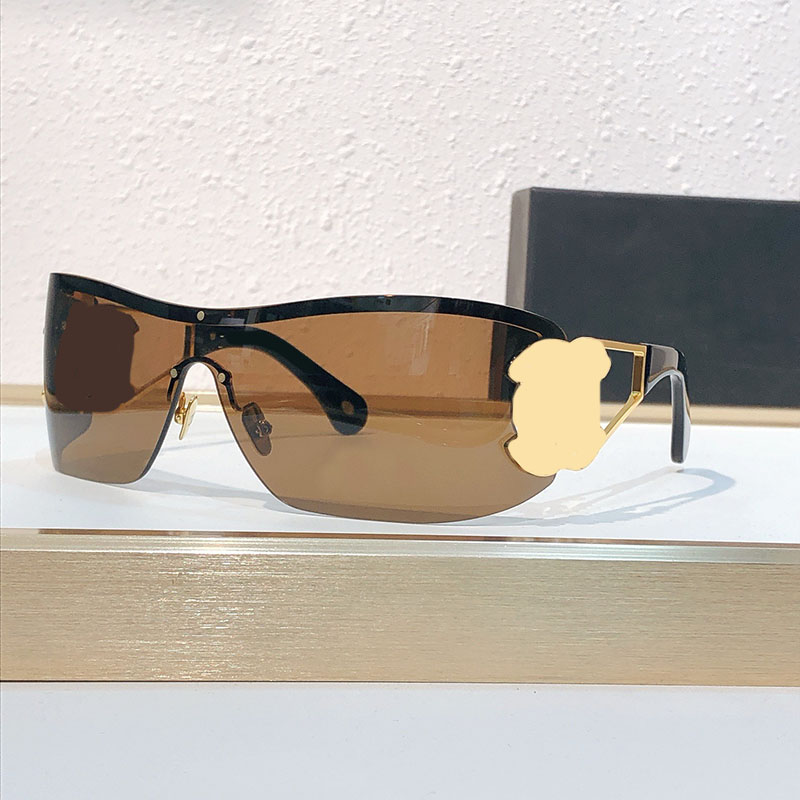 Designer Sunglasses Womens and Mens Sunglasses Borderless Sunglasses Bordered with Beautiful Diamonds 9579B UV400 with Box