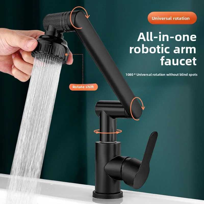 1080 Swivel Kitchen Sink Faucet Bathro Sink Faucet Basin Faucet Mtifunction Cold and Hot Water Tap Y251104