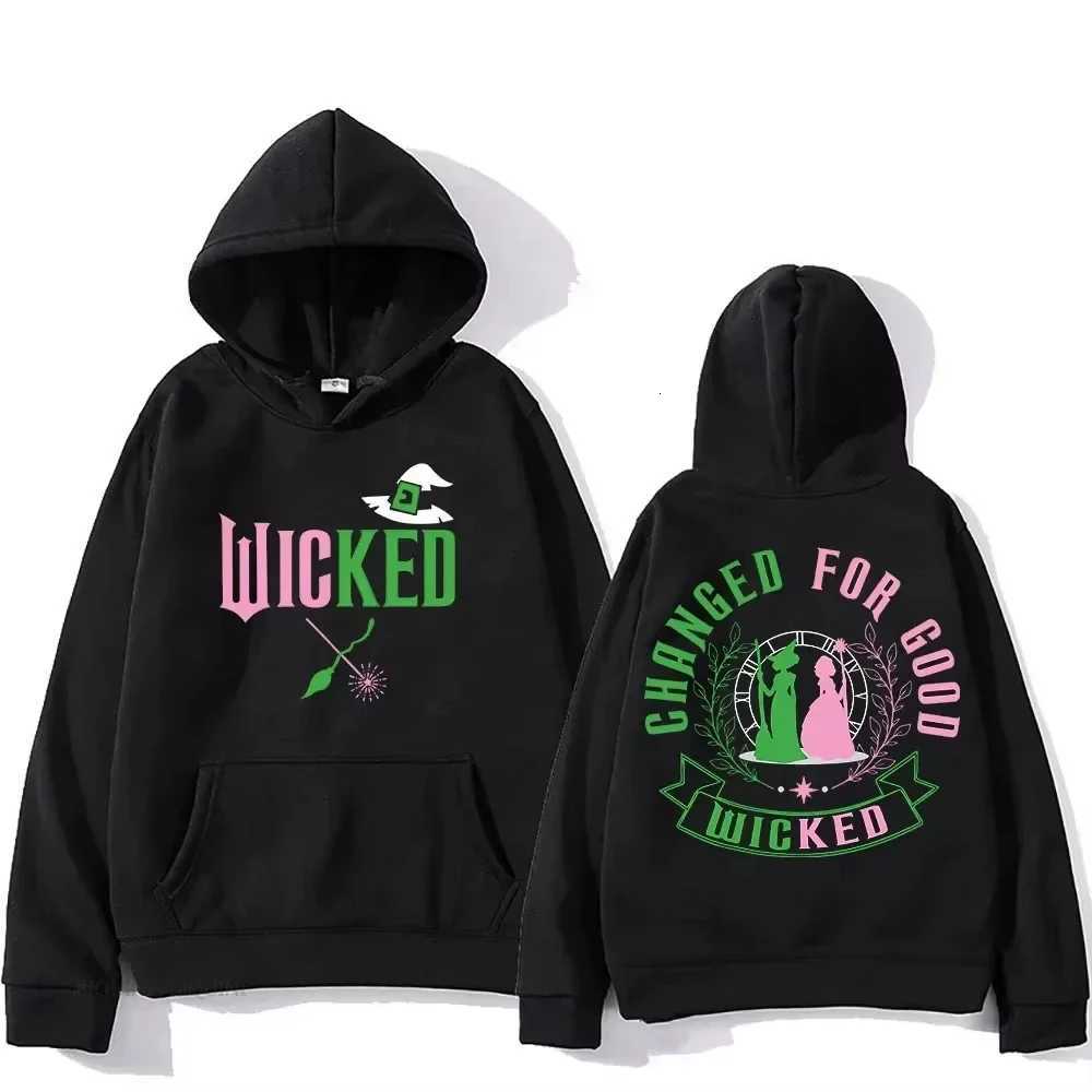2025 Wicked Hooded for AutumnWinter Manga Hooded Retro Sweatshirt Funko Pop Comfortable Punk Clothes Sudaderas Casual Pullovers K251103