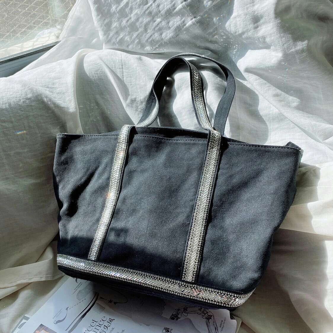 2023 Dame Sacs Women Retro Large Capacity Canvas One Shoulder Bags Fe,Ale Fashion Casual Ladies Handbag Shopping Bag No