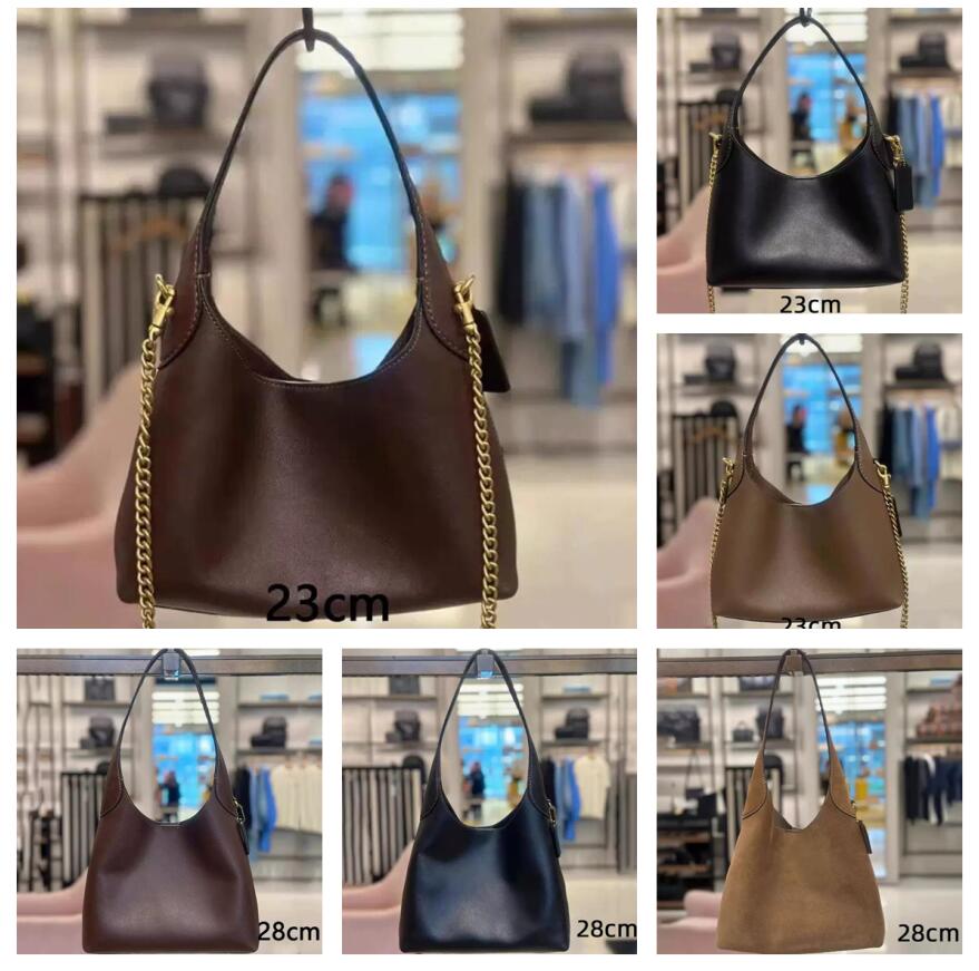 Designer Bags Luxury bag Brooklynn tote bag 28 single shoulder bag 23capacity shoulder bag hobo bag underarm bag Plain Genuine Leather black casual handbag