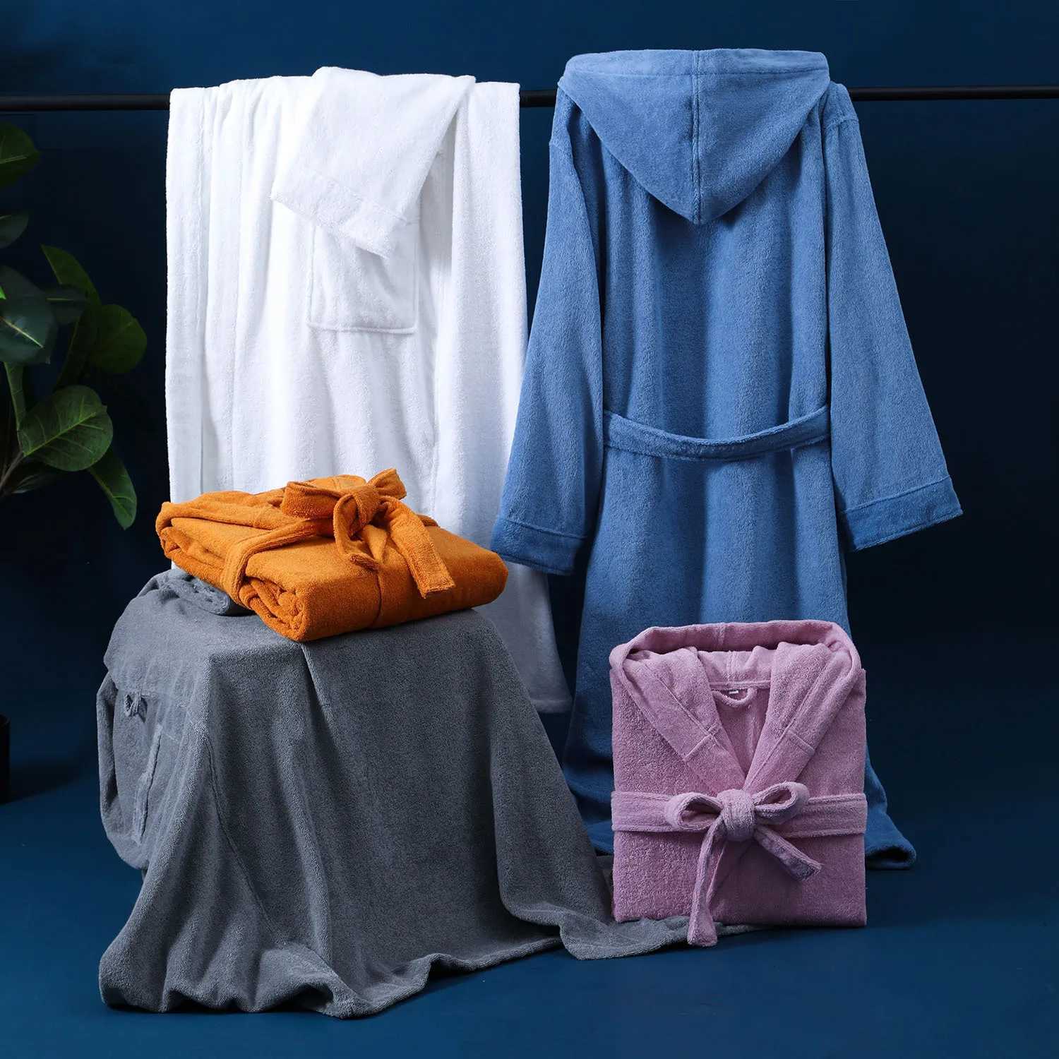 Bathrobe Man Extra Long 100 Cotton Male Thick Towel Fleece Dressing Gown Mens Bathrobe Winter Robe Plus Size XXL Robe Pajamas C251104
