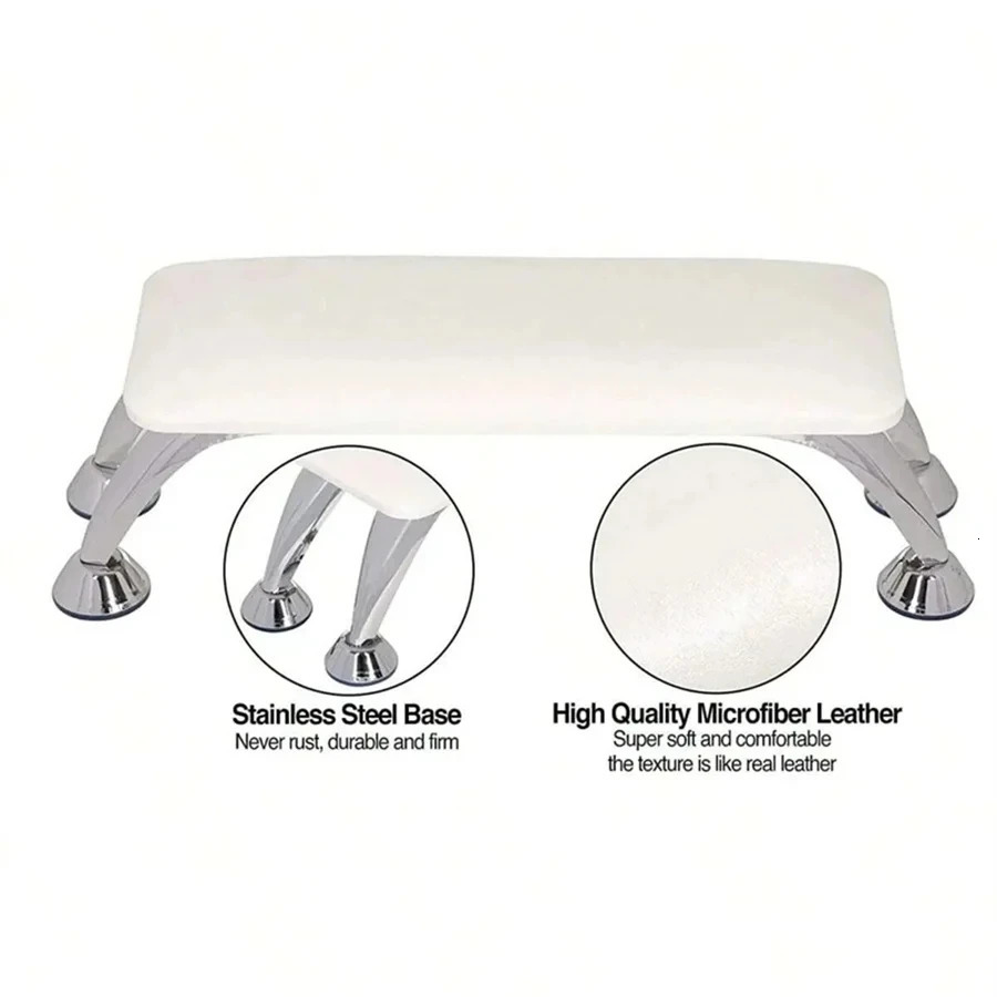 high quality professional large nail armrest arm pillow PU leather microfiber leather nail lamp nail pillow 250409