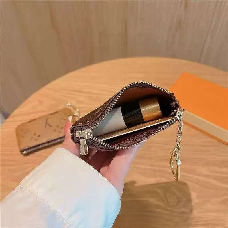 Designer Bag S KEY POUCH POCHETTE CLES Women Mens Key Ring Credit Card Holder Coin Purses Mini Wallet Bag Best Seller