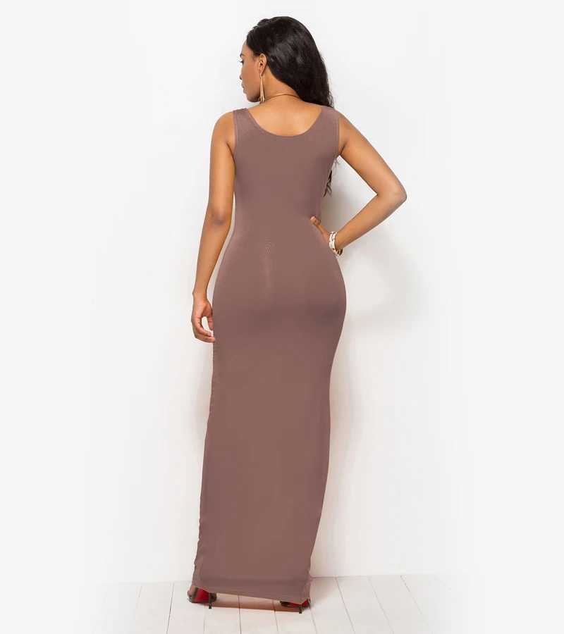 Sexy Summer Tank Women Dress 2023 Fashion Slveless Bodycon Evening Party Club Long Dresses Women Clothes Plus Size Femme Robe X2504031